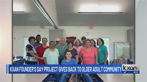 KXAN Founder’s Day: KXANers visited with older Austinites for the annual tradition